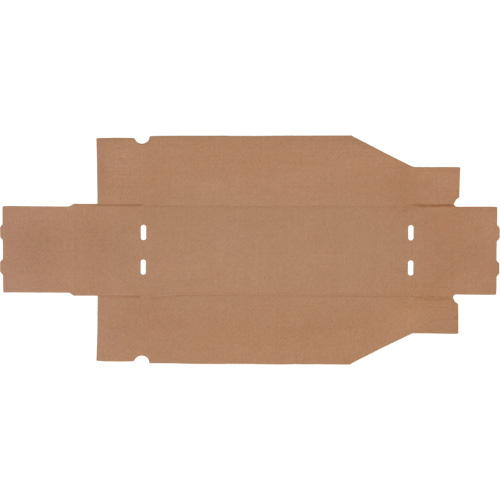 Deep Corrugated Parts Bins, 5-3/4" W x 17-1/4" D x 4-1/2" H, Beige GTA Hardware Inc