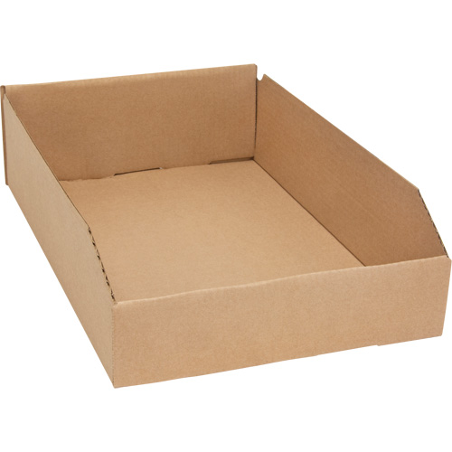 Deep Corrugated Parts Bins, 11-3/4" W x 17-1/4" D x 4-1/2" H, Beige GTA Hardware Inc