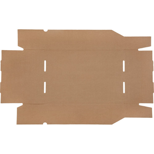 Deep Corrugated Parts Bins, 11-3/4" W x 17-1/4" D x 4-1/2" H, Beige GTA Hardware Inc