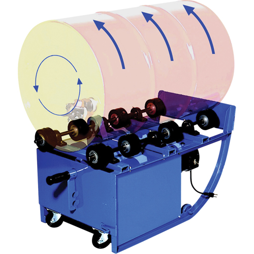 Portable Rotators, 55 US gal. (45 Imperial Gal.) Capacity, Variable Speed, 0.5 HP GTA Hardware Inc