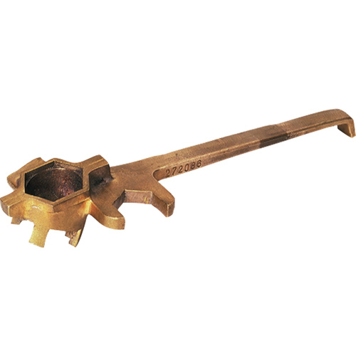 Cl&eacute; anti&eacute;tincelante de luxe pour barils, Ouverture de 1-1/4", Poign&eacute;e 3-1/4", Alliage de bronze GTA Hardware Inc