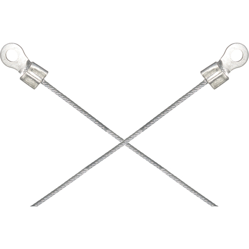 Assemblages l&eacute;gers de cables de masse et de mise &agrave; la terre - Deux raccordements a/borne d'extr&eacute;mit&eacute; de 1/4" GTA Hardware Inc