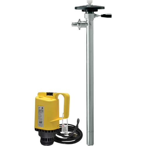 Pompes &agrave; tambour &eacute;lectriques, Acier inoxydable, 51 gal./min GTA Hardware Inc