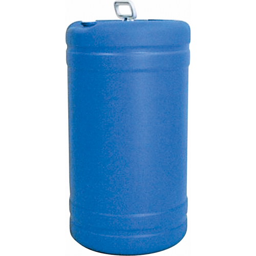 Barils en poly&eacute;thyl&egrave;ne &agrave; ouverture &eacute;troite, 15 gal. US (12,49 gal. imp.), Dessus ferm&eacute;, Bleu GTA Hardware Inc