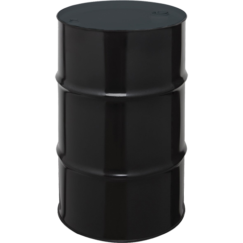 Barils en acier, 55 gal. US (45 gal. imp.), Non doubl&eacute;, Noir, Dessus ferm&eacute;, 1A1/X1.8/300, Calibre 20 GTA Hardware Inc