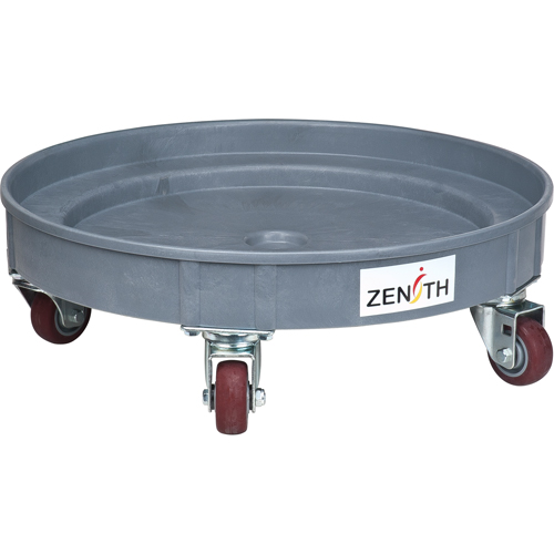 Socle roulant pour baril de confinement des fuites, 24,25" dia. X 7,625" h, Cap. de d&eacute;versement 1,5 gal. US GTA Hardware Inc