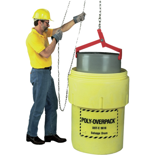 Drum Lifter, 85 US gal. (70 Imperial Gal.) Drum Size, 1000 lbs./454 kg Cap. GTA Hardware Inc