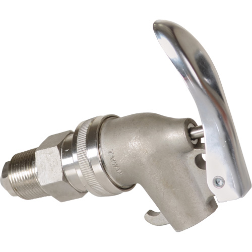 Manual Drum Faucet, Stainless Steel, 3/4" NPT GTA Hardware Inc