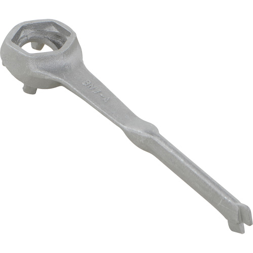 Single Ended Specialty Bung Nut Wrench, 1-1/2" Opening, 4-1/4" Handle, Non-Sparking Aluminum GTA Hardware Inc