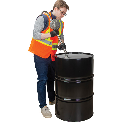 Pompe rotative pour baril, Acier inoxydable, Pour capacit&eacute; 55 gal., 12 oz/course GTA Hardware Inc