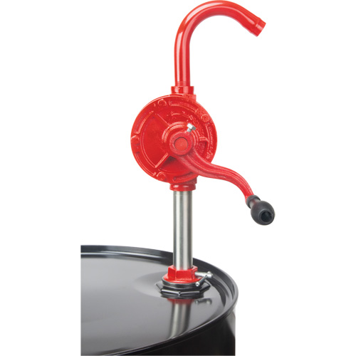 Pompe rotative pour baril, Fonte/Acier, Pour capacit&eacute; 30-55 gal., 8 oz/course GTA Hardware Inc