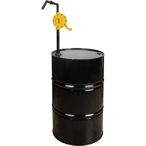 Pompe rotative pour baril, Polypropyl&egrave;ne, Pour capacit&eacute; 15 - 55 gal. US, 8 oz/course GTA Hardware Inc