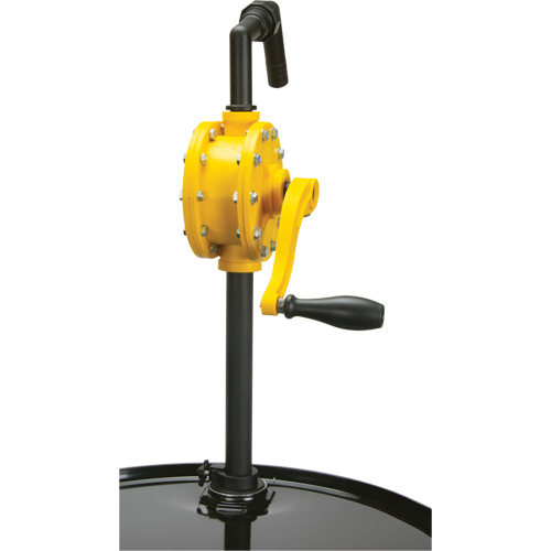 Pompe rotative pour baril, Polypropyl&egrave;ne, Pour capacit&eacute; 15 - 55 gal. US, 8 oz/course GTA Hardware Inc