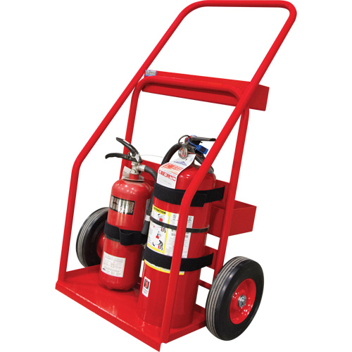 Chariot de prevention d'incendie pour travaux &agrave; chaud, Roues Semi-pneumatique, Base de 17,75" la x 8,9" lo, 100 lb GTA Hardware Inc