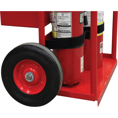 Chariot de prevention d'incendie pour travaux &agrave; chaud, Roues Semi-pneumatique, Base de 17,75" la x 8,9" lo, 100 lb GTA Hardware Inc