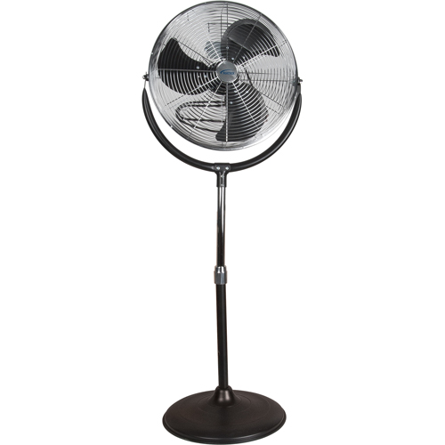 High-Velocity Pedestal Fan, Commercial, 3 Speed, 20" Diameter GTA Hardware Inc