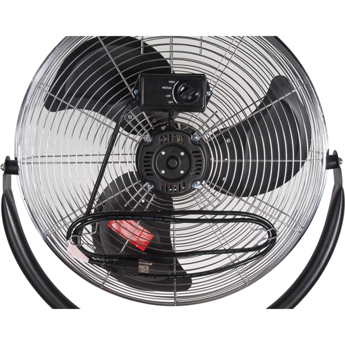 High-Velocity Pedestal Fan, Commercial, 3 Speed, 20" Diameter GTA Hardware Inc