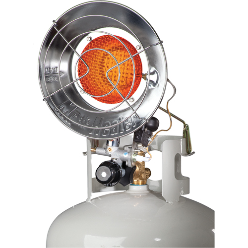Single Tank-Top Heater, Radiant Heat, Propane, 15000 BTU/H GTA Hardware Inc
