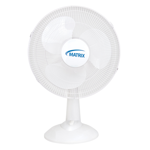 Ventilateur oscillant &agrave; boutons-poussoirs pour bureau, Diam&egrave;tre 16", 3 vitesses GTA Hardware Inc