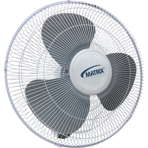 Ventilateur mural oscillant, Commercial, 3 vitesses, Diam&egrave;tre de 16" GTA Hardware Inc