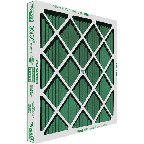Filtre &agrave; panneau de grande capacit&eacute; 30/30, Boîte, MERV 8, 16" la x 2" p x 16" h GTA Hardware Inc