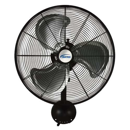 High-Velocity Oscillating Wall Fan, Industrial, 3 Speed, 20" Diameter GTA Hardware Inc