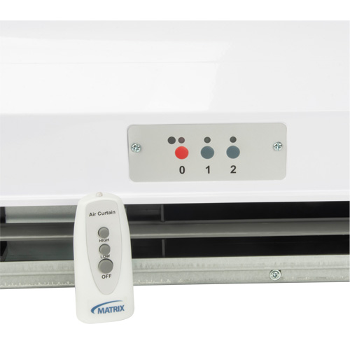 Rideau d'air avec t&eacute;l&eacute;commande, 2 vitesses GTA Hardware Inc