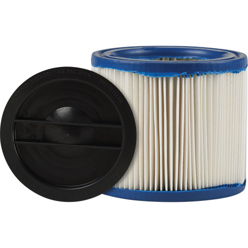 CleanStream&reg; Gore&reg; Small Wet/Dry Vacuum Filter, Cartridge/Hepa, Fits 1 - 6 US gal. GTA Hardware Inc