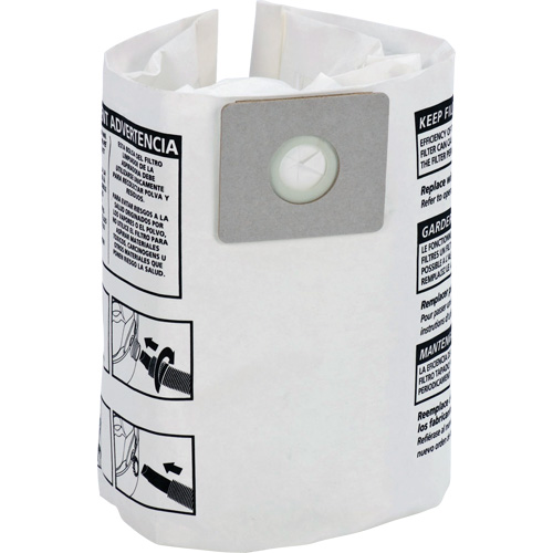 Disposable Dry Filter Bags, 4 US gal. GTA Hardware Inc
