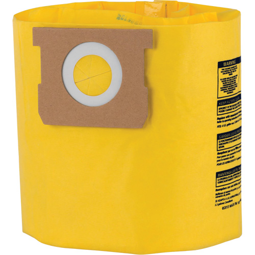 Sacs filtrants jetables &agrave; haute efficacit&eacute; de type D, 4 gal. US GTA Hardware Inc