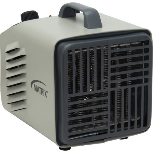 Radiateur portatif m&eacute;tallique datelier avec thermostat, Soufflant, &eacute;lectrique GTA Hardware Inc