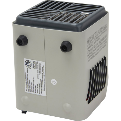Radiateur portatif m&eacute;tallique datelier avec thermostat, Soufflant, &eacute;lectrique GTA Hardware Inc