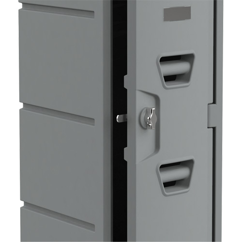 Casier, 12" x 15" x 47", Gris, Assembl&eacute; GTA Hardware Inc