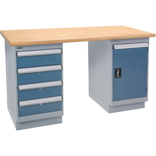 &eacute;tabli pr&eacute;conçu, Porte & tiroirs, Cap 2500 lb, 72" la x 36" p, 34" h GTA Hardware Inc