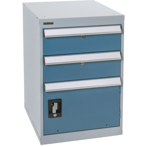 &eacute;tabli sur pi&eacute;destal avec une porte & deux tiroirs, 2 Tiroirs, 18" la x 21" p x 28" h GTA Hardware Inc