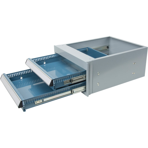&eacute;tabli &agrave; deux tiroirs, Acier, 18" la x 21" p x 9" h GTA Hardware Inc