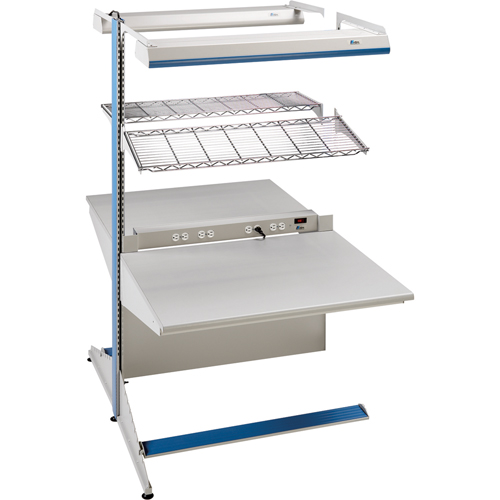 Postes de travail modulaires ergonomiques - Exemples de configurations - A-DA Ajouts &agrave; deux c&ocirc;t&eacute;s, 60" la x 56" p x 84" h, Ajout &agrave; deux c&ocirc;t&eacute;s GTA Hardware Inc