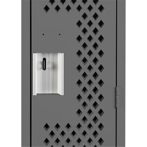 Casiers Clean Line, 12" x 15" x 72", Acier, Charbon, Rivet (assembl&eacute;), Perfor&eacute; GTA Hardware Inc