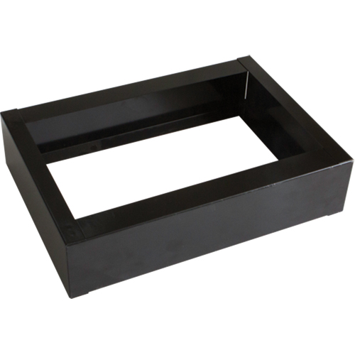 All-Welded Concorde - Heavy-Duty Lockers Recessed Base, 1 Banks, 4" H x 12" W x 17" D, Black, Steel GTA Hardware Inc