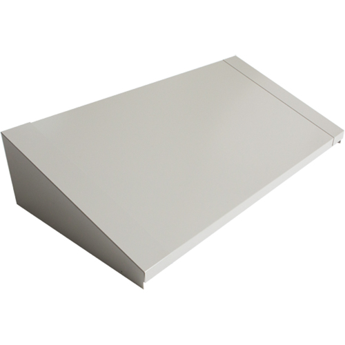 Dessus inclin&eacute; pour casiers robustes enti&egrave;rement soud&eacute; Concorde, Bloc de 3, 18" p x 36" la x 6" ha, Gris, Acier GTA Hardware Inc