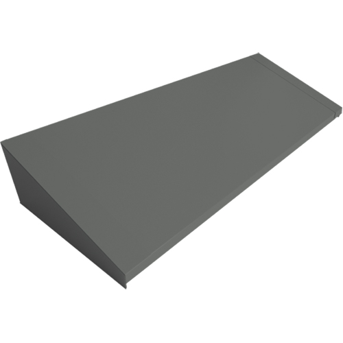 All-Welded Concorde - Heavy-Duty Lockers Sloping Top, 4 Bank, 18" D x 48" W x 6" H, Steel GTA Hardware Inc