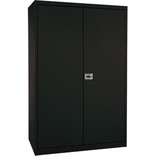 Armoires de rangement Hi-Boy profondes, Acier, 4 Tablettes, 72" h x 36" la x 24" P, Noir GTA Hardware Inc