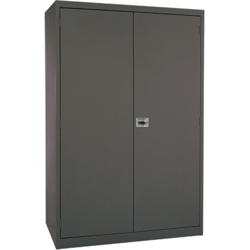 Armoires de rangement Hi-Boy profondes, Acier, 4 Tablettes, 72" h x 36" la x 24" P, Charbon GTA Hardware Inc