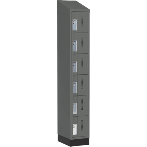 Casiers robustes Concorde, 6 niveaux, 12" x 18" x 82", Acier, Charbon, Soud&eacute; (assembl&eacute;) GTA Hardware Inc