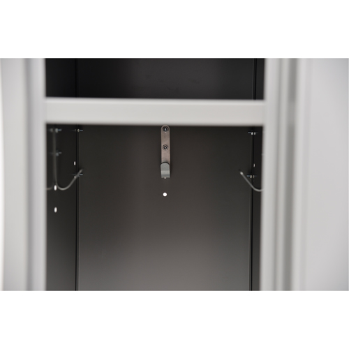 Lockers, 2 -tier, 12" x 18" x 72", Steel, Grey, Rivet (Assembled) GTA Hardware Inc
