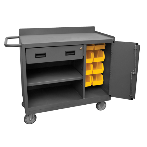 Mobile Workbench Cabinet, Steel Surface GTA Hardware Inc