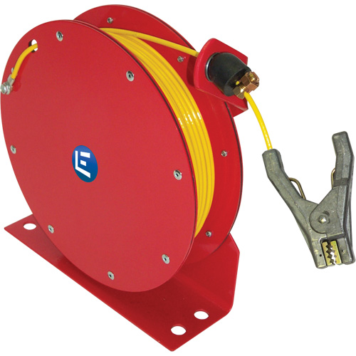 Auto Rewind Grounding Reel, 100' Length, Heavy-Duty GTA Hardware Inc