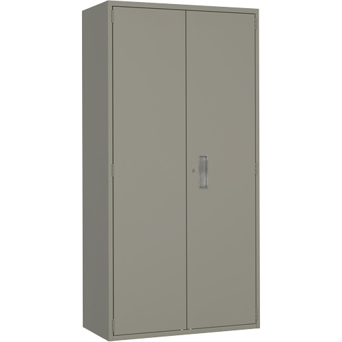 Armoire de rangement Hi-Boy, Acier, 4 Tablettes, 72" h x 36" la x 18" P, Gris GTA Hardware Inc