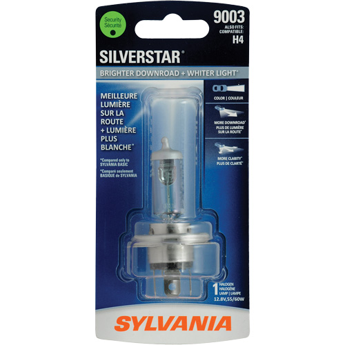 9003 Ampoule de feu avant SilverStar Ultra, Halog&egrave;ne, 60 W, Blanc GTA Hardware Inc