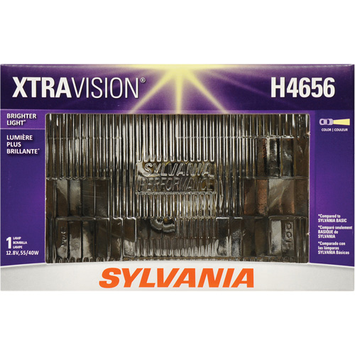 Phare automobile scell&eacute; XtraVision H4656, Halog&egrave;ne, 35 W/55 W, Blanc cass&eacute; GTA Hardware Inc